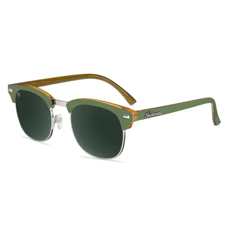 brooklines sunglasses - coyote calls & aviator green