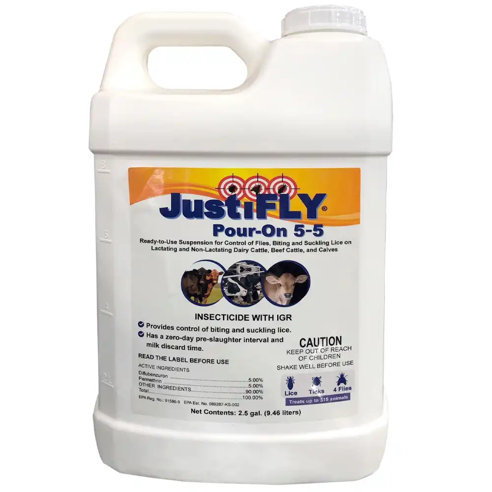 JustifFLY Pour-on 5-5