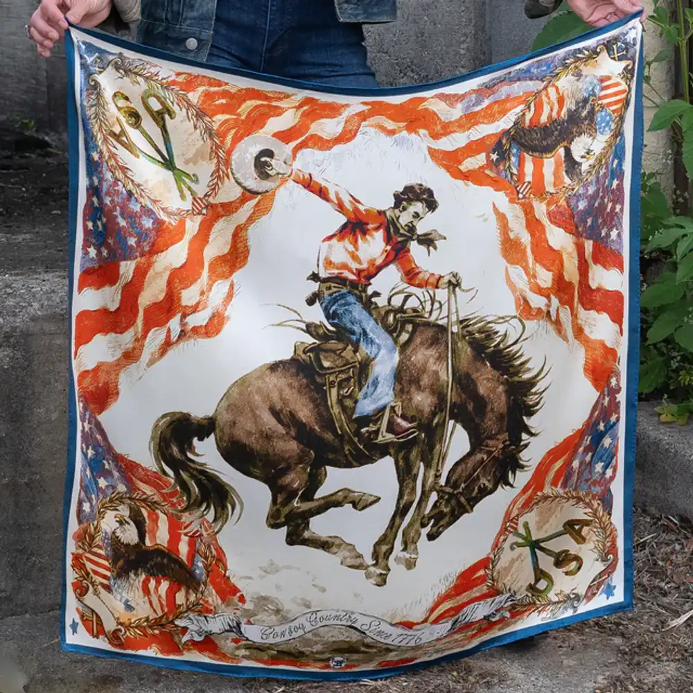 cowboy country - long tail scarf