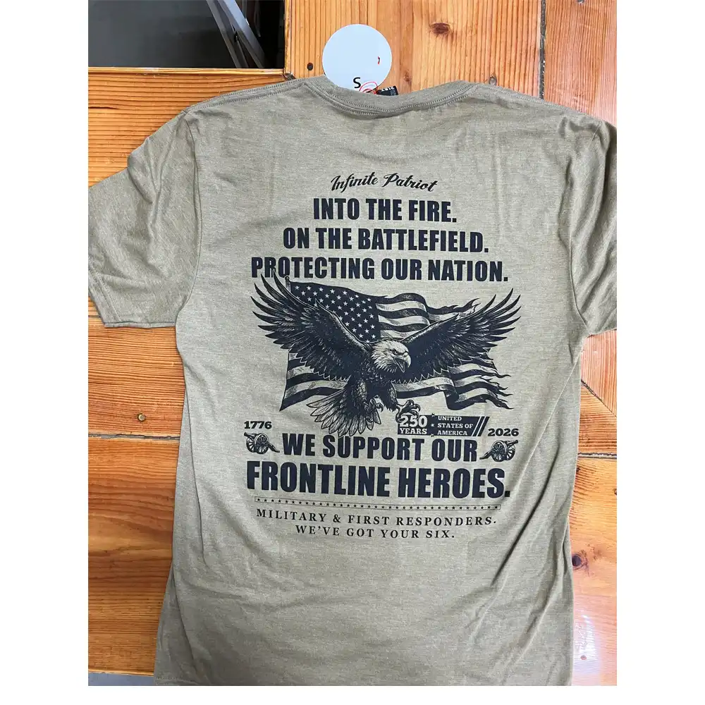 into the fire tee - coyote