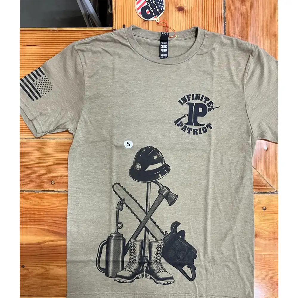 into the fire tee - wildfire coyote