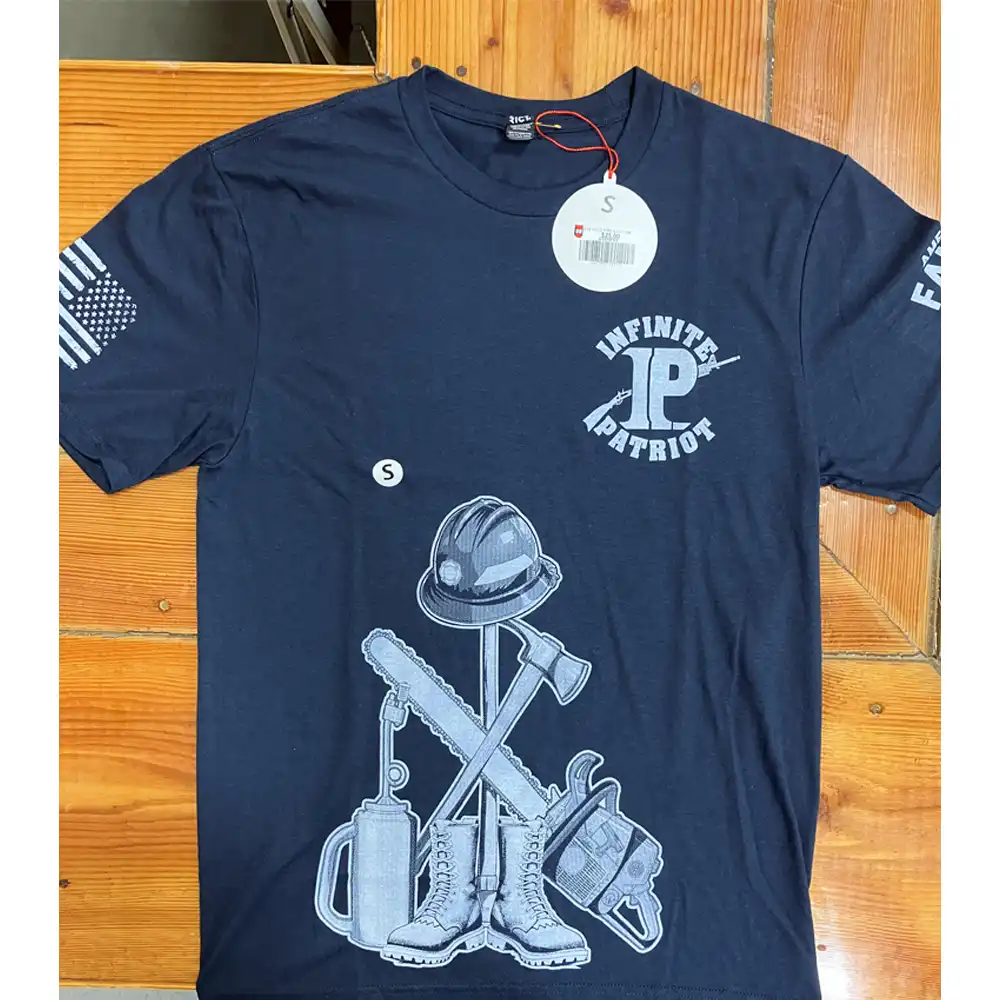 into the fire tee - wildfire navy