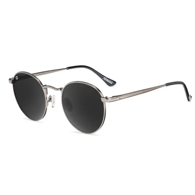 love & haights sunglasses - gunmetal & smoke