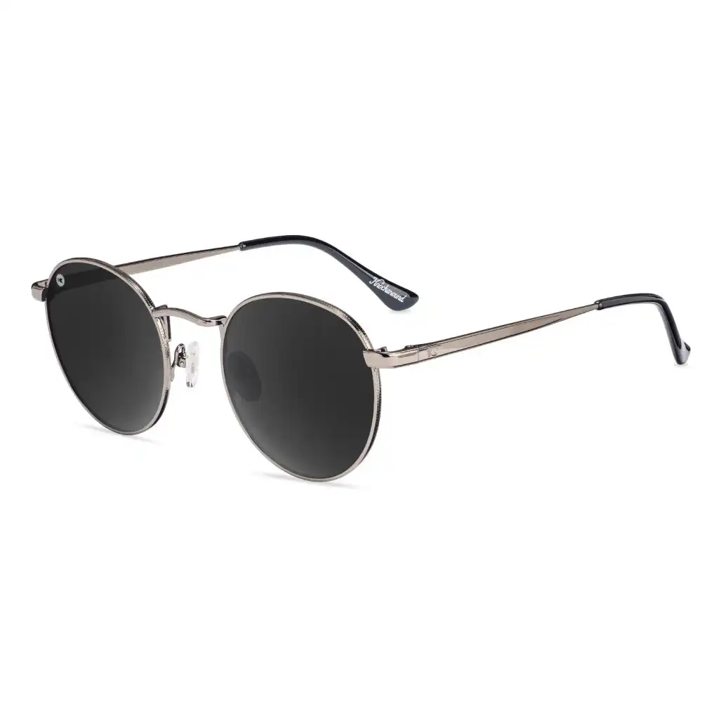 love & haights sunglasses - gunmetal & smoke
