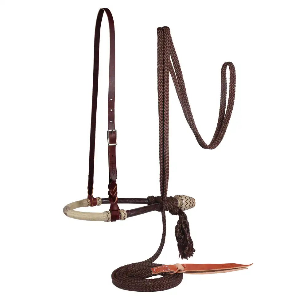bosal nat/cho mecate - horse - nat/cho
