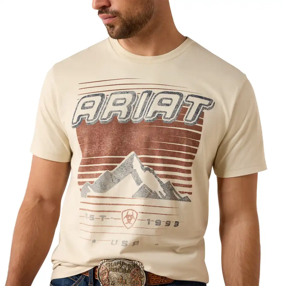 men's - ariat nineties cowboy t-shirt