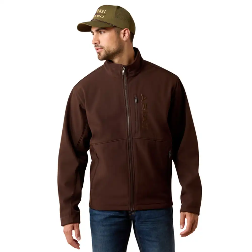 men's - chest logo softshell jacket