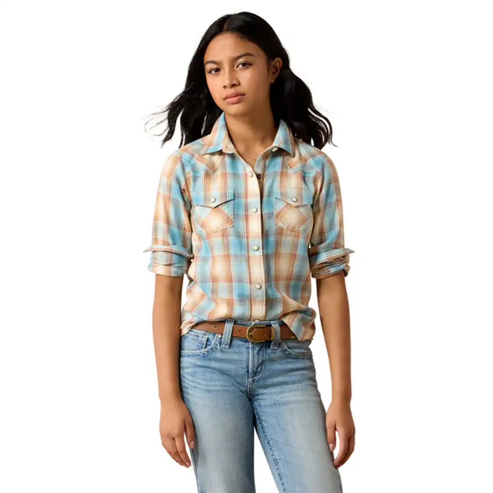 girl's - creekside western snap shirt