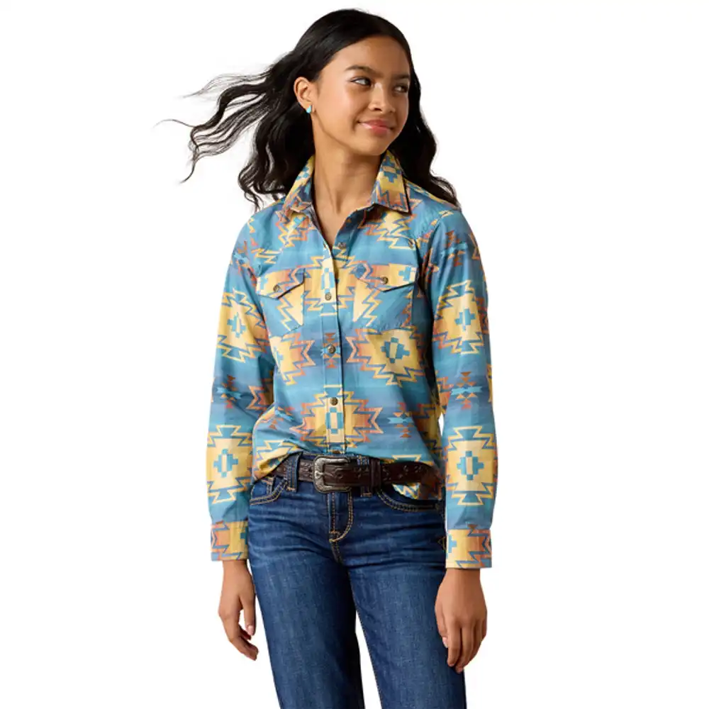 girl's - canyon call western snap shirt