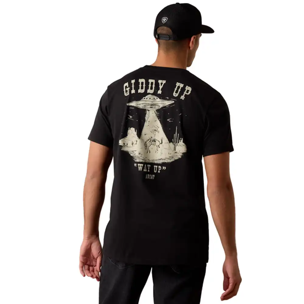 men's - ariat cowboy way up t-shirt