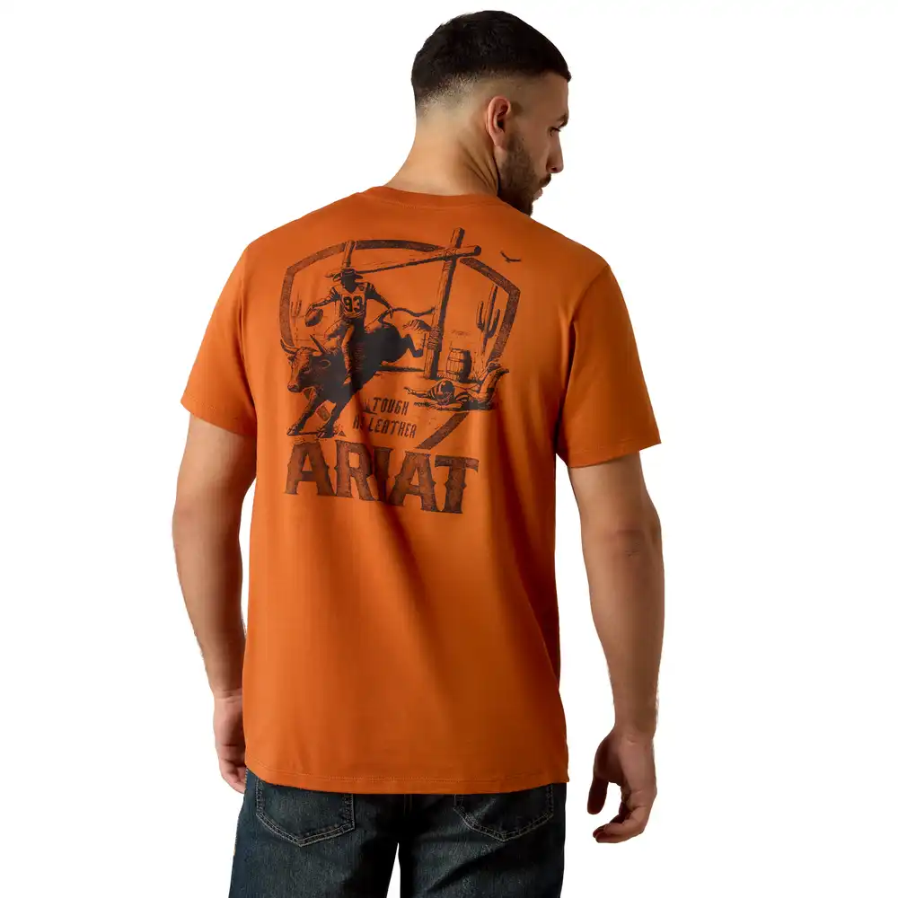 men's - ariat tough as leather t-shirt