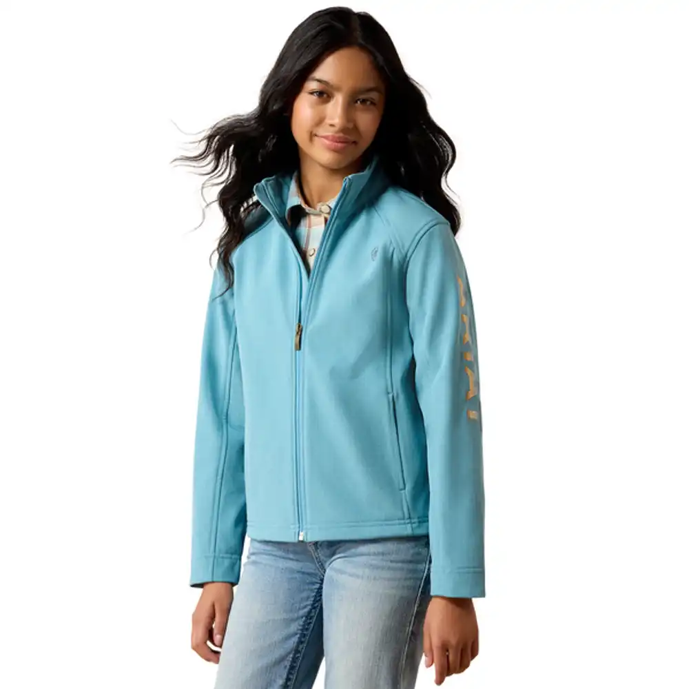 girl's - ariat logo softshell jacket