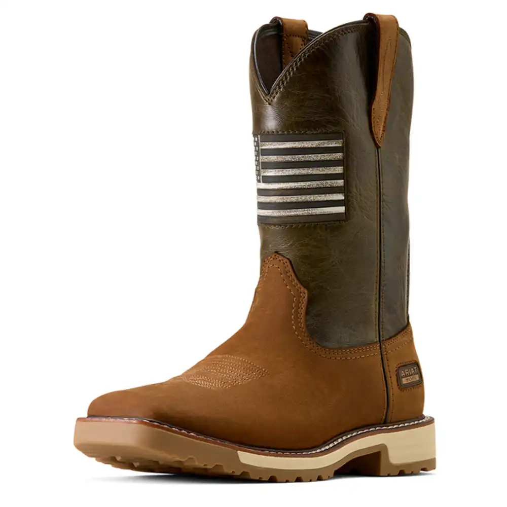 men's - activator patriot wide square toe work boot