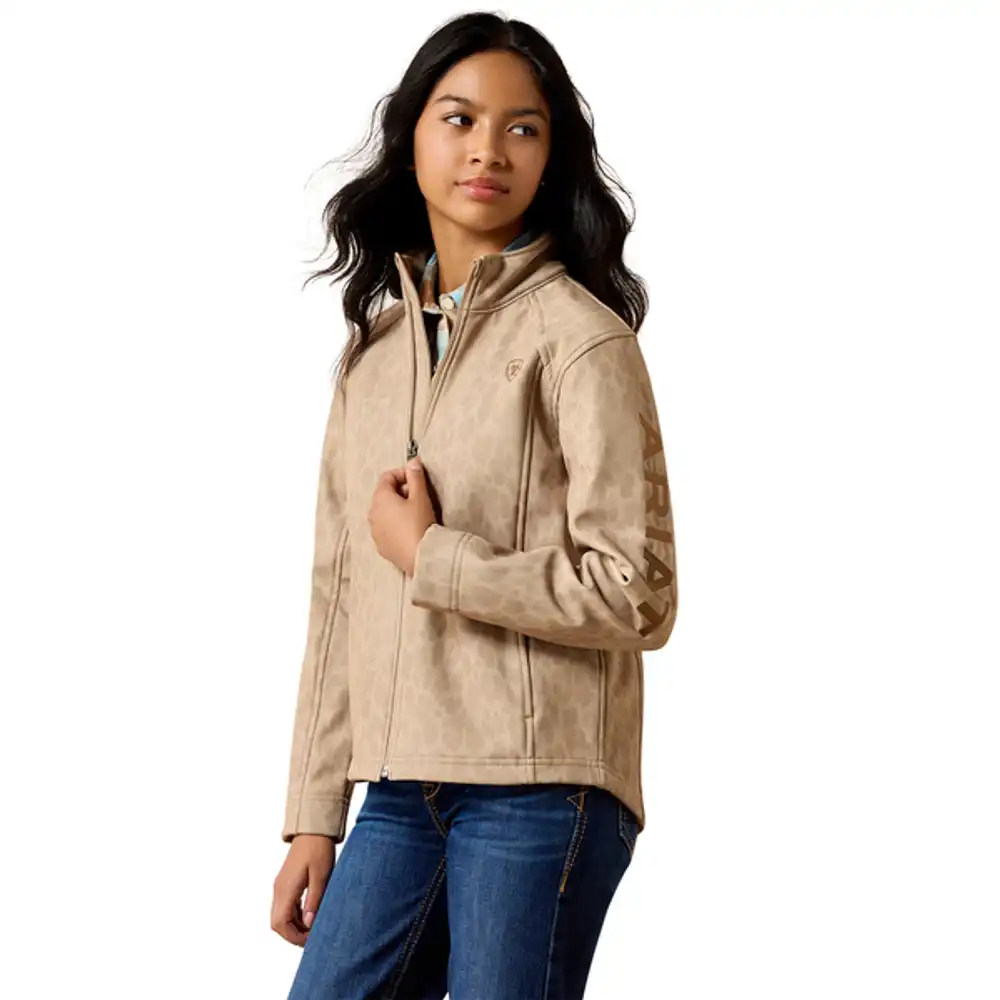 girl's - ariat logo softshell jacket