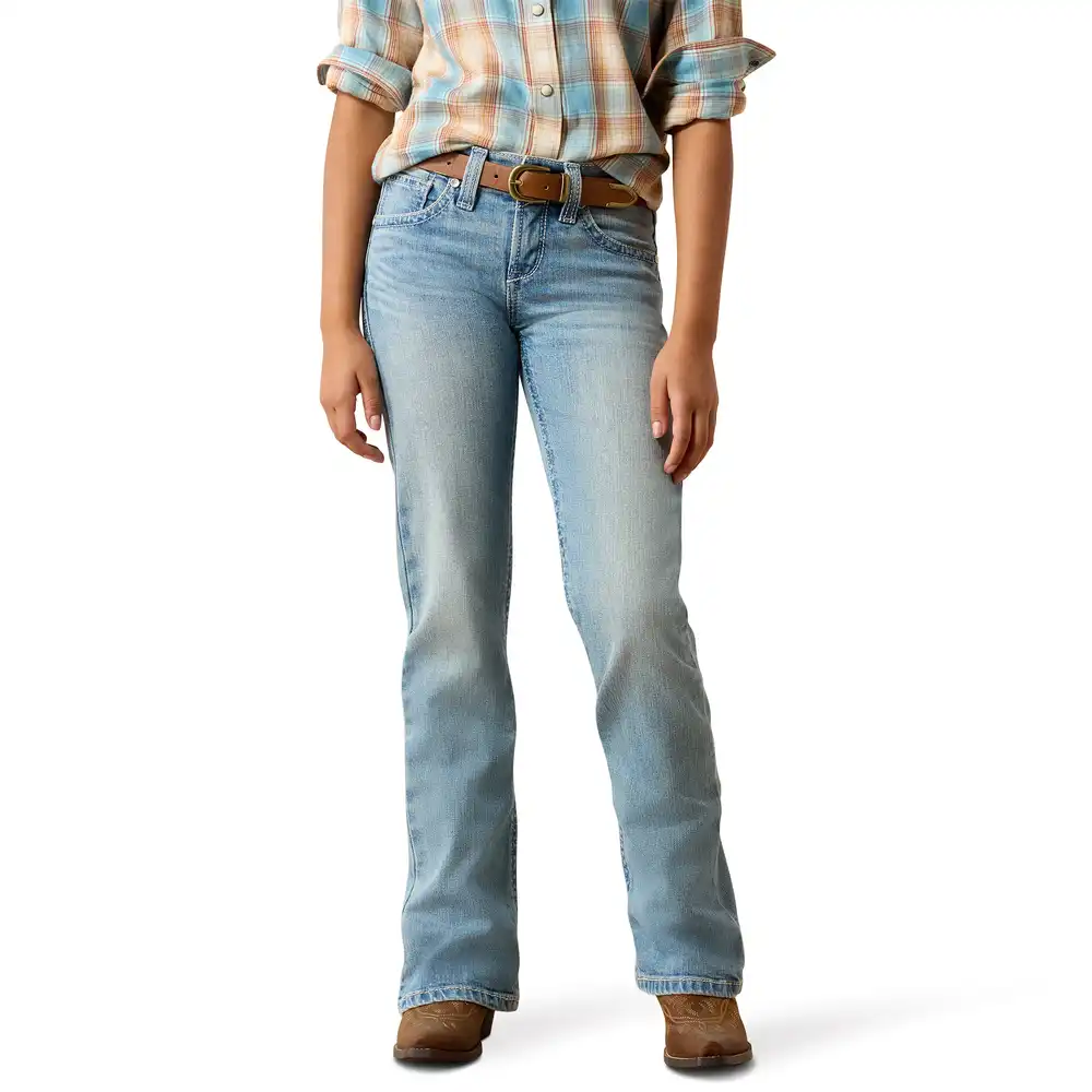 girl's - luana boot cut jeans