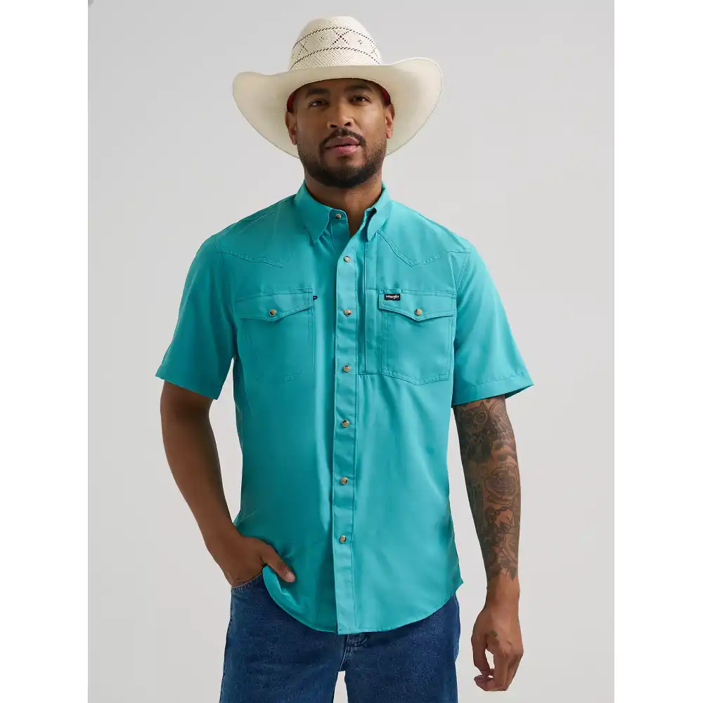 wrangler all terrain gear men's performance shirt