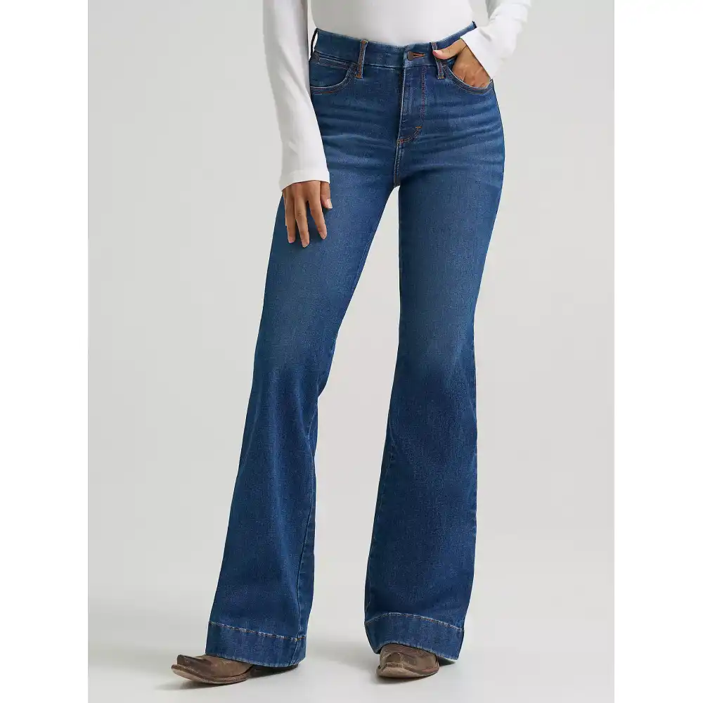 women's wrangler bespoke high rise trouser jean - reina
