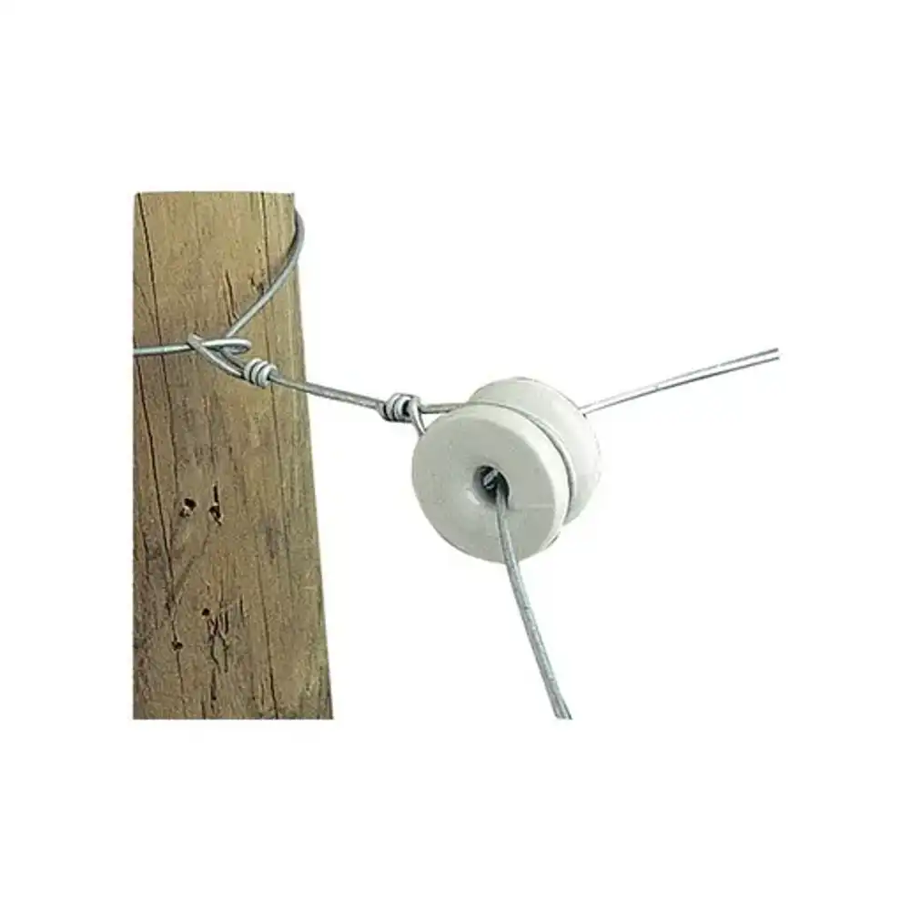 porcelain reel insulator - 10 pack