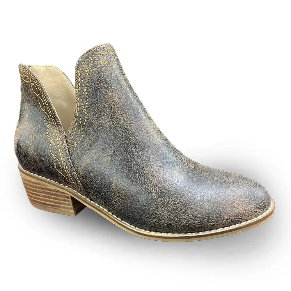 dive bar crinkle ankle boot - espresso