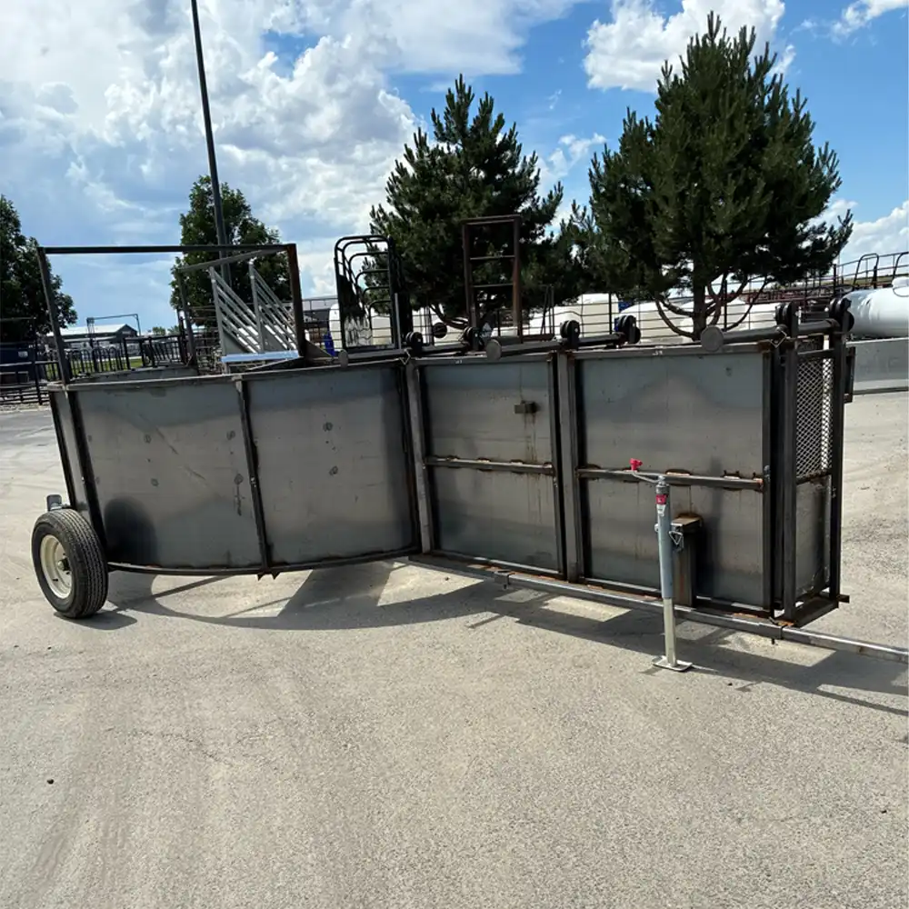 portable calf tub & alley