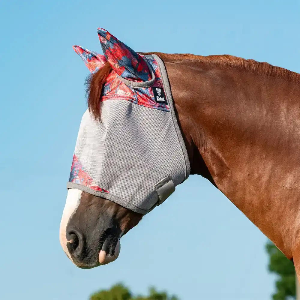 Crusader Fly Mask, Standard with Ears - Medium