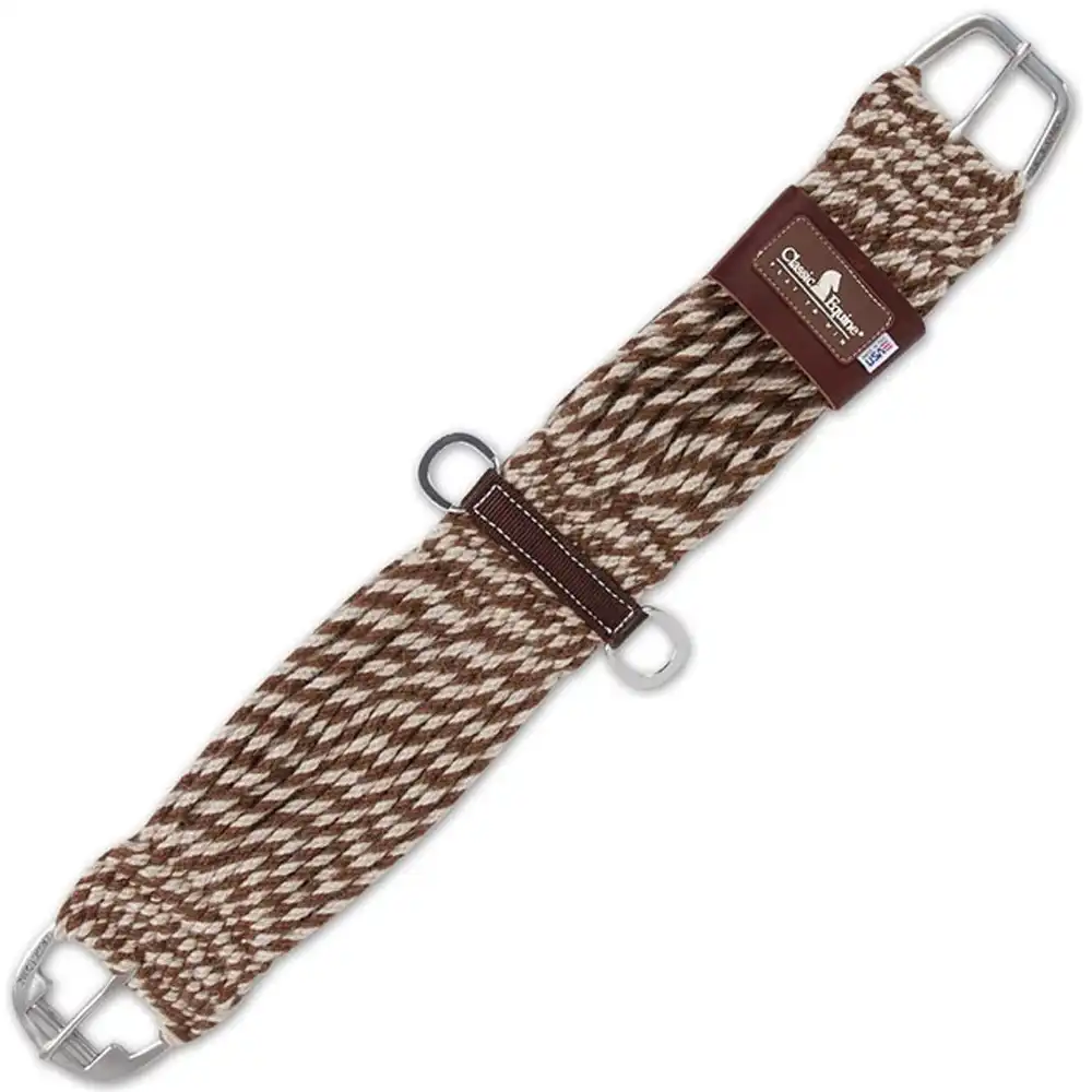 CLASSIC EQUINE STRAIGHT 31 STRAND CINCH - MOHAIR ALPACA