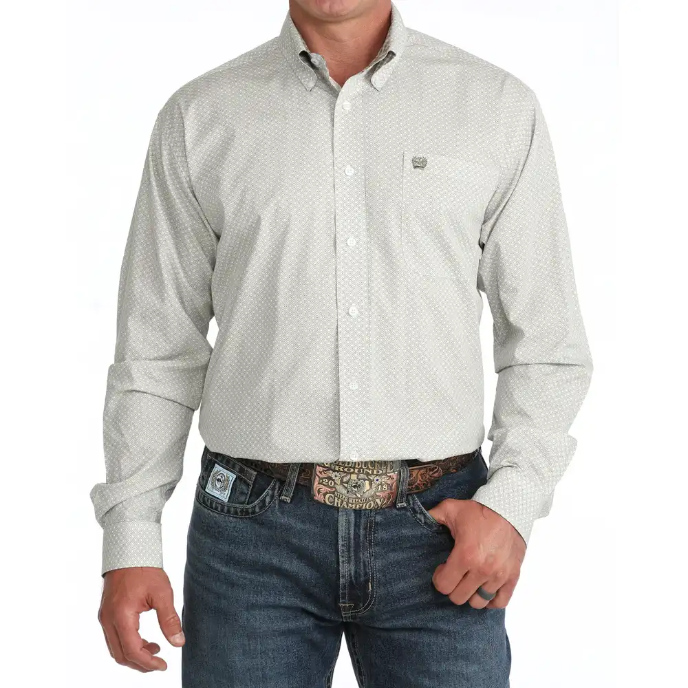 men's classic long sleeve shirt - olive
