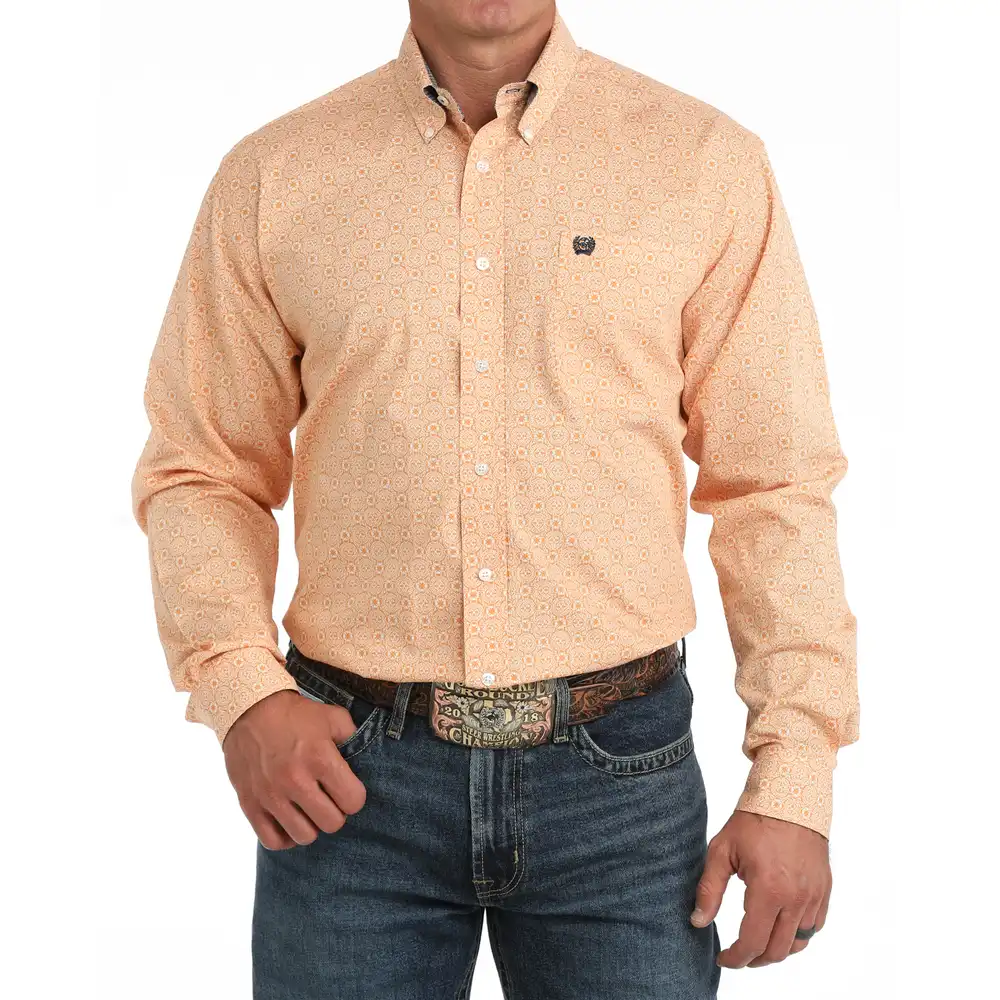 men's classic long sleeve shirt - gold