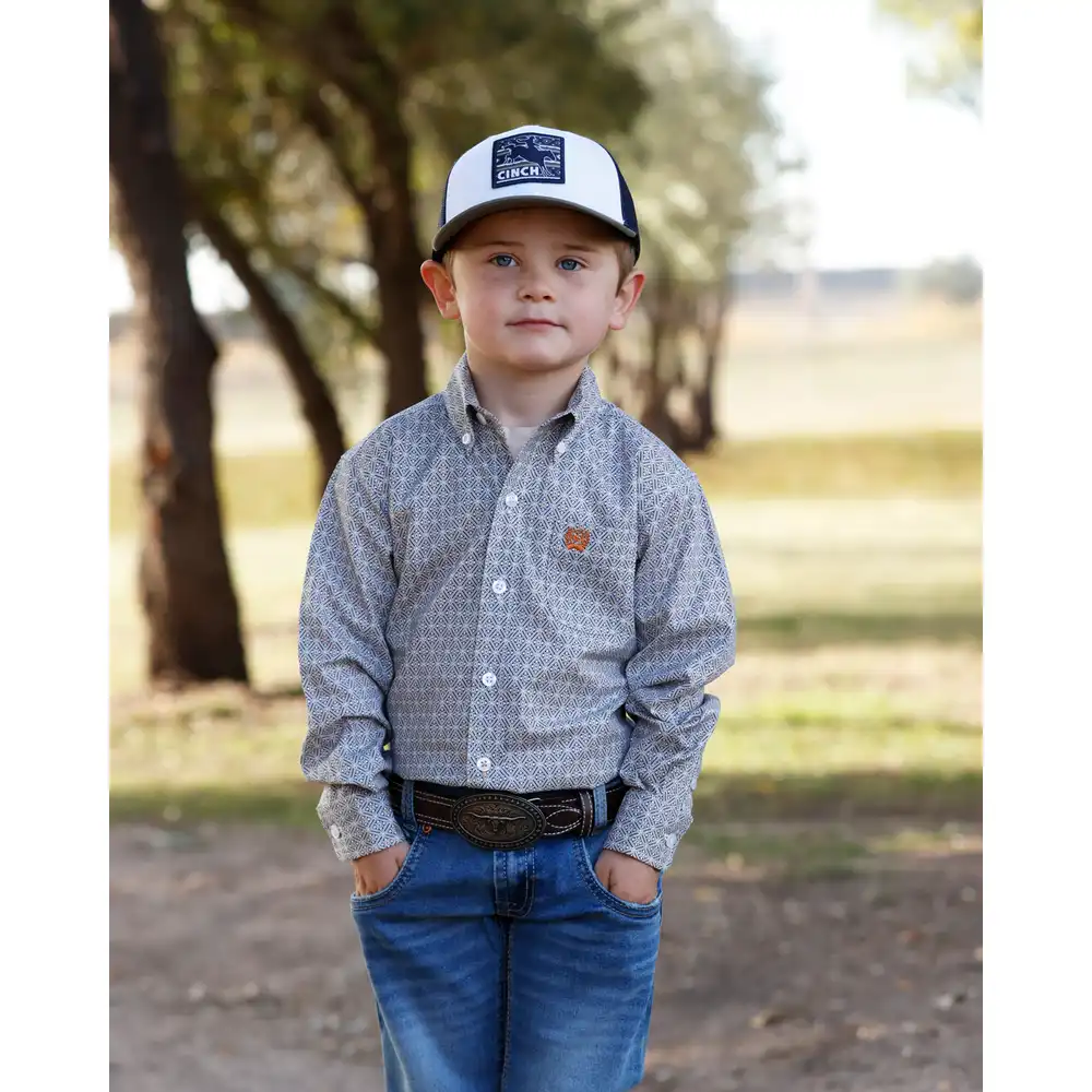 toddler long sleeve shirt - white
