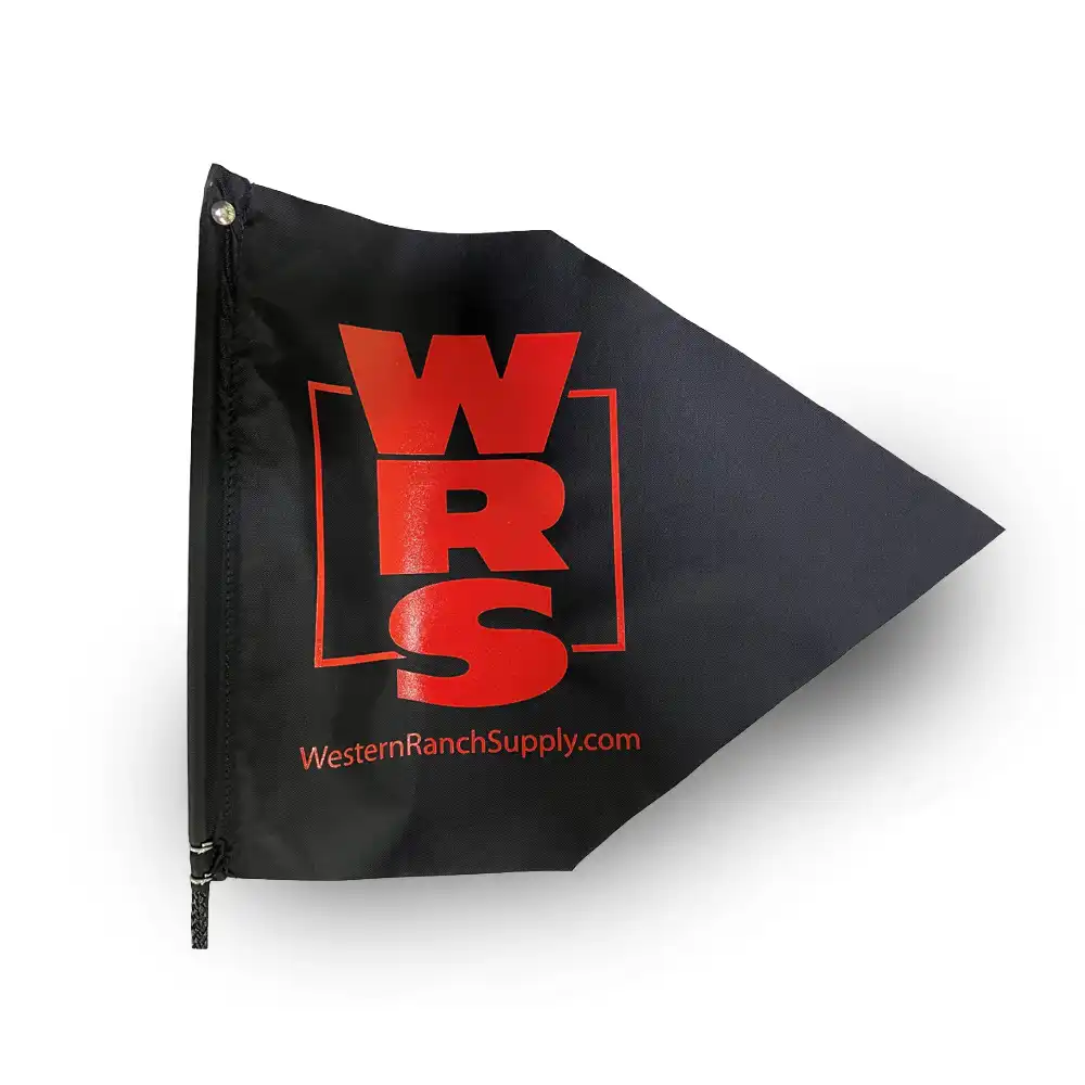 72? flag whip - wrs logo black