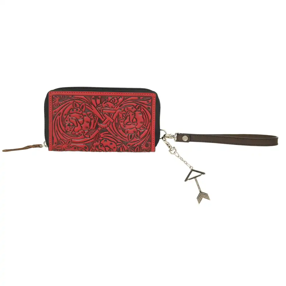 large wallets - red