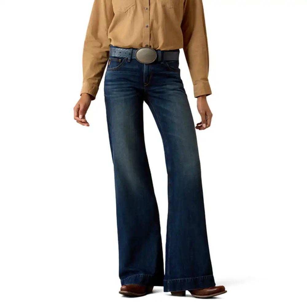 women's - perfect rise petra flipside wide leg jeans