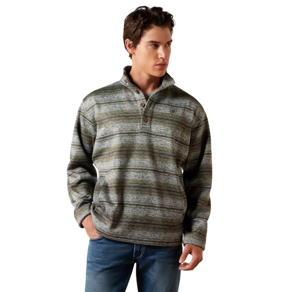men's - caldwell 1/4 button sweater