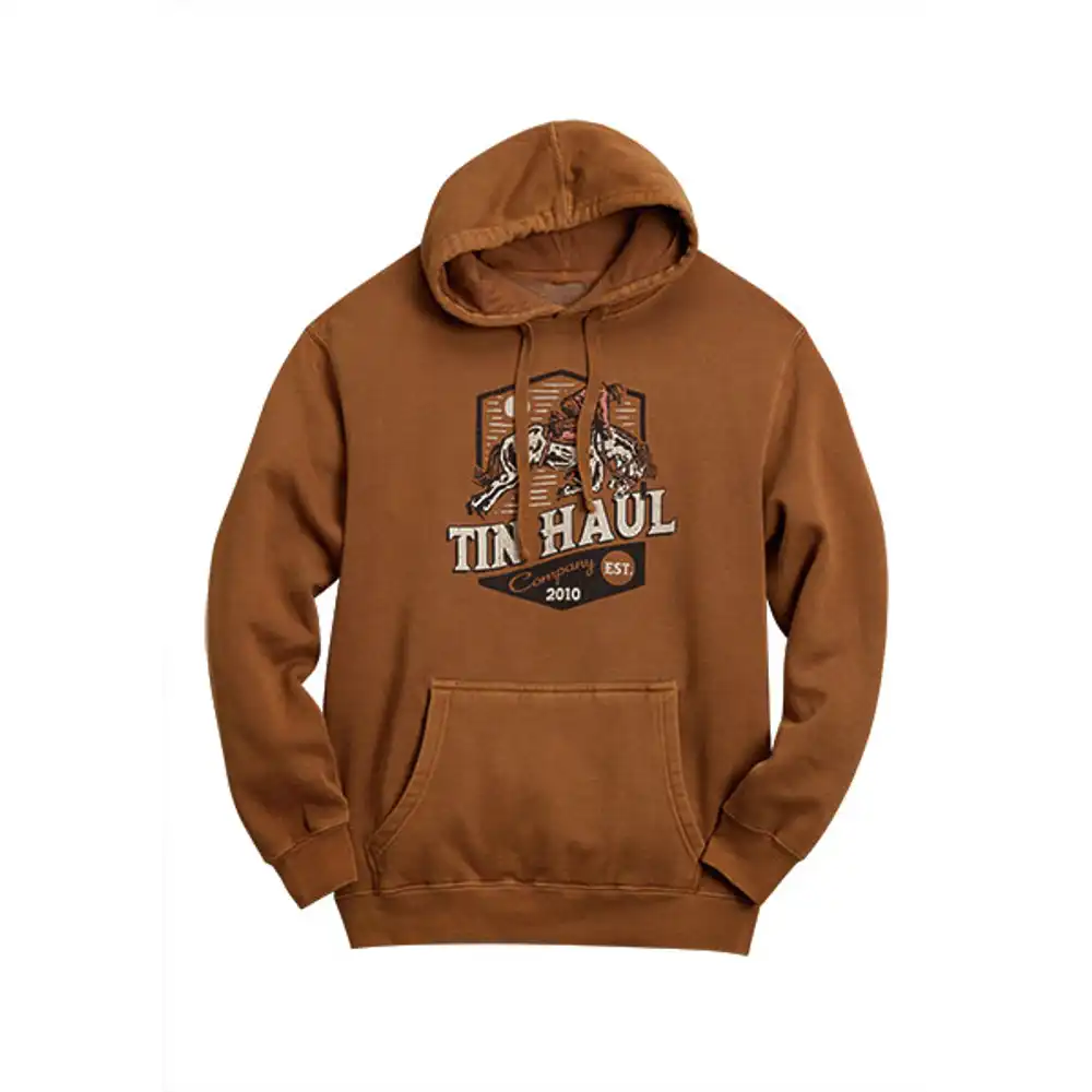 tin haul men's sweatshirt - orange