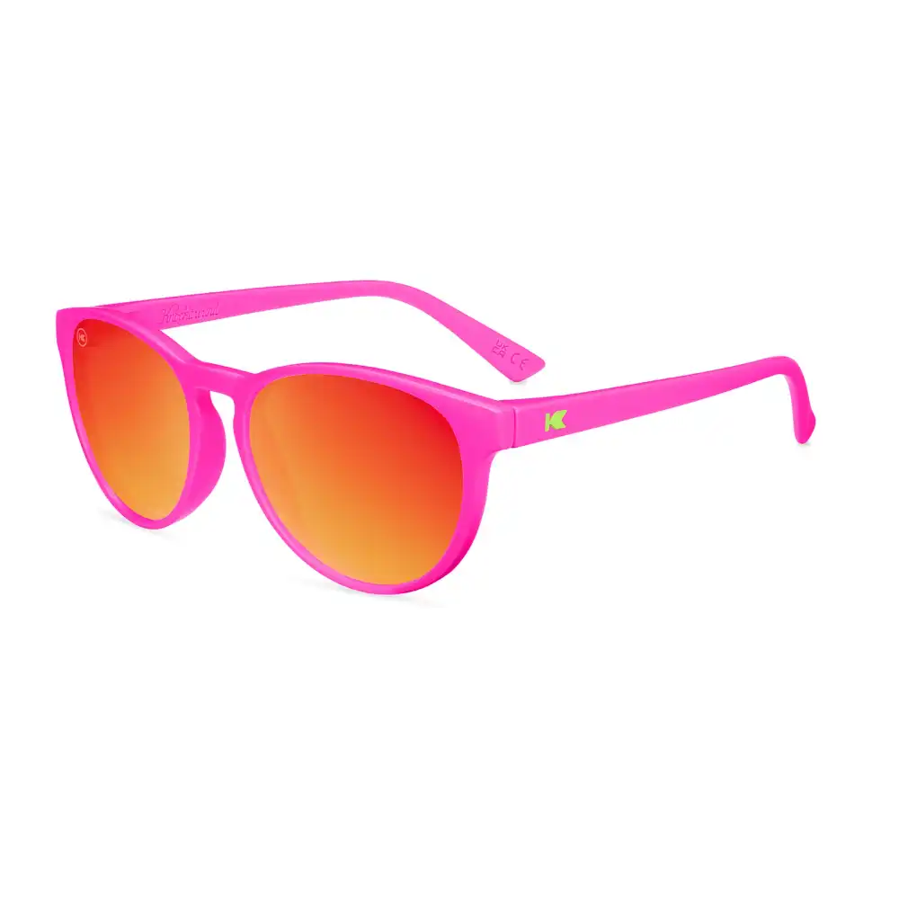 kids shirley temple sunglasses - spring break / red sunset