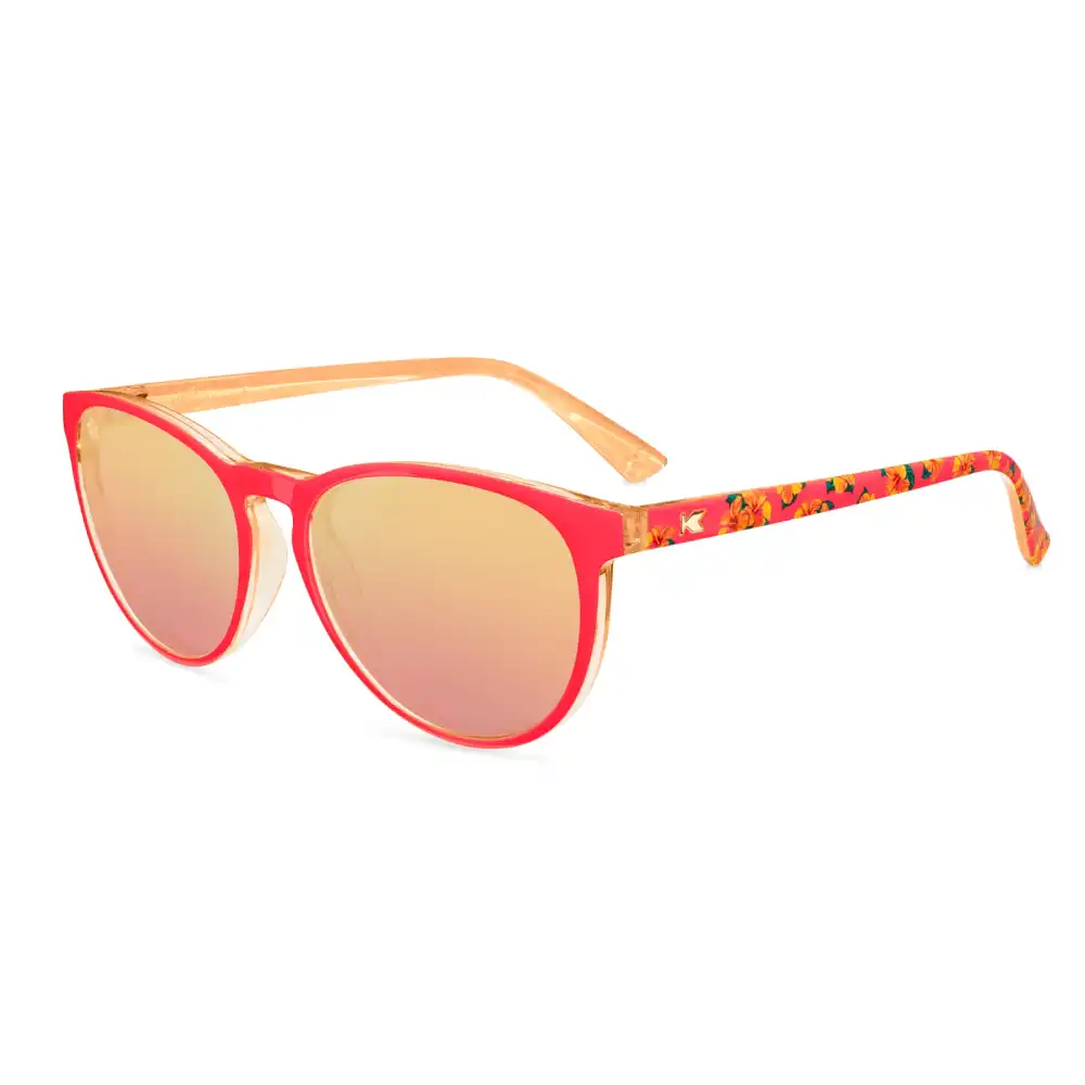 mai tais sunglasses - hibiscus / rose gold