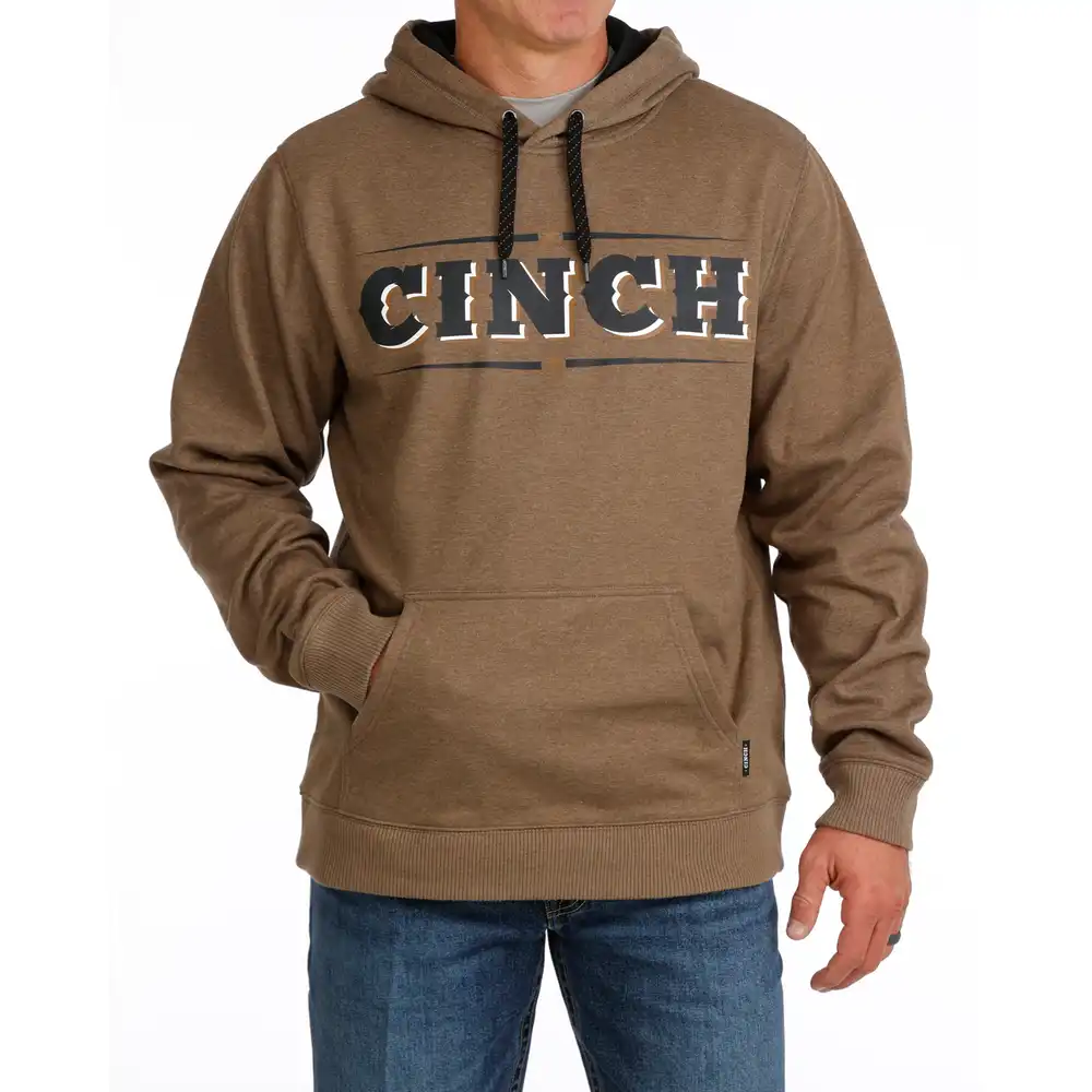 men's pullover hoodie - brown