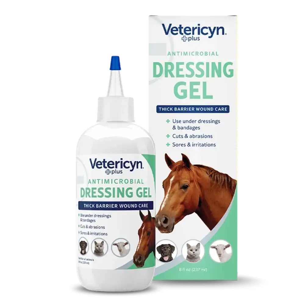 antimicrobial dressing gel for all animals