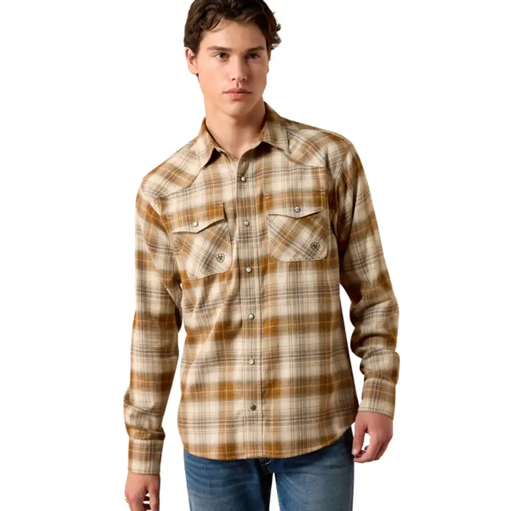 men's - retro hayes fitted snap shirt