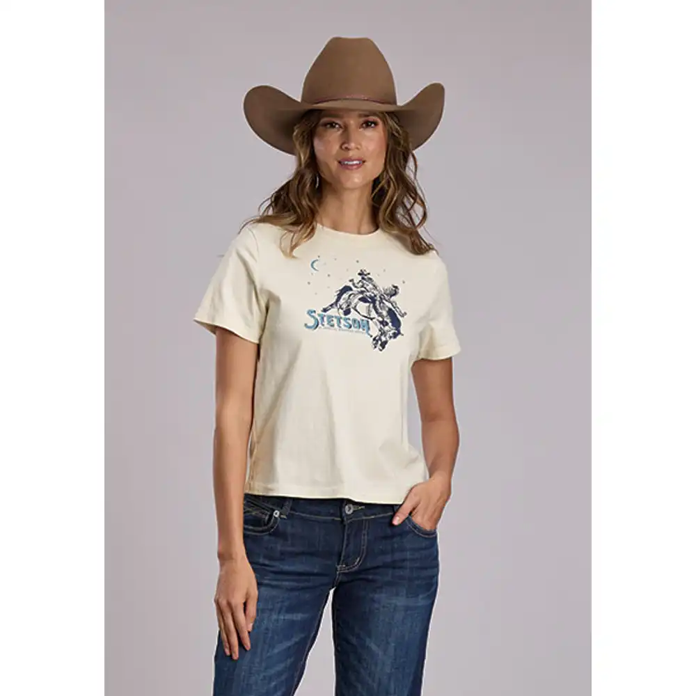 stetson women's collection-t-shirts - white