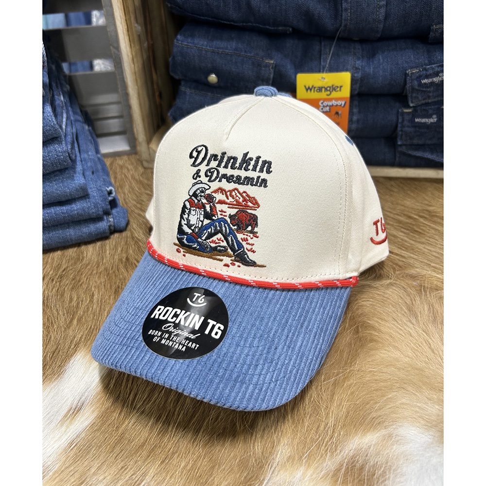 Drinkin & Dreamin Corduroy Hat - Rockin T6