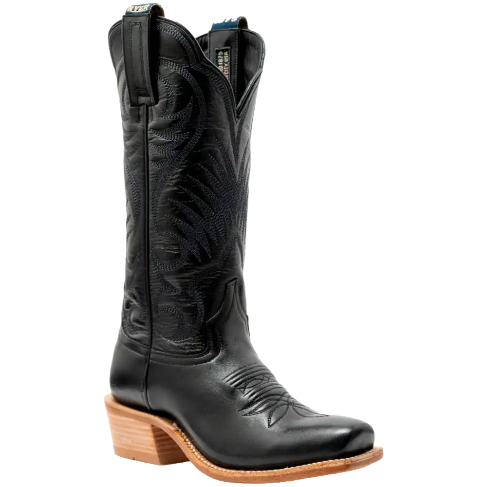 women's leawood square toe boot - black