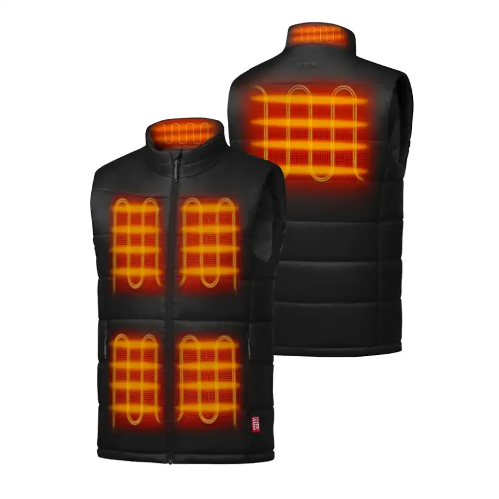 Men's SureWarm 6-Zone Dual-Control Classic Pro Heated Vest - Black