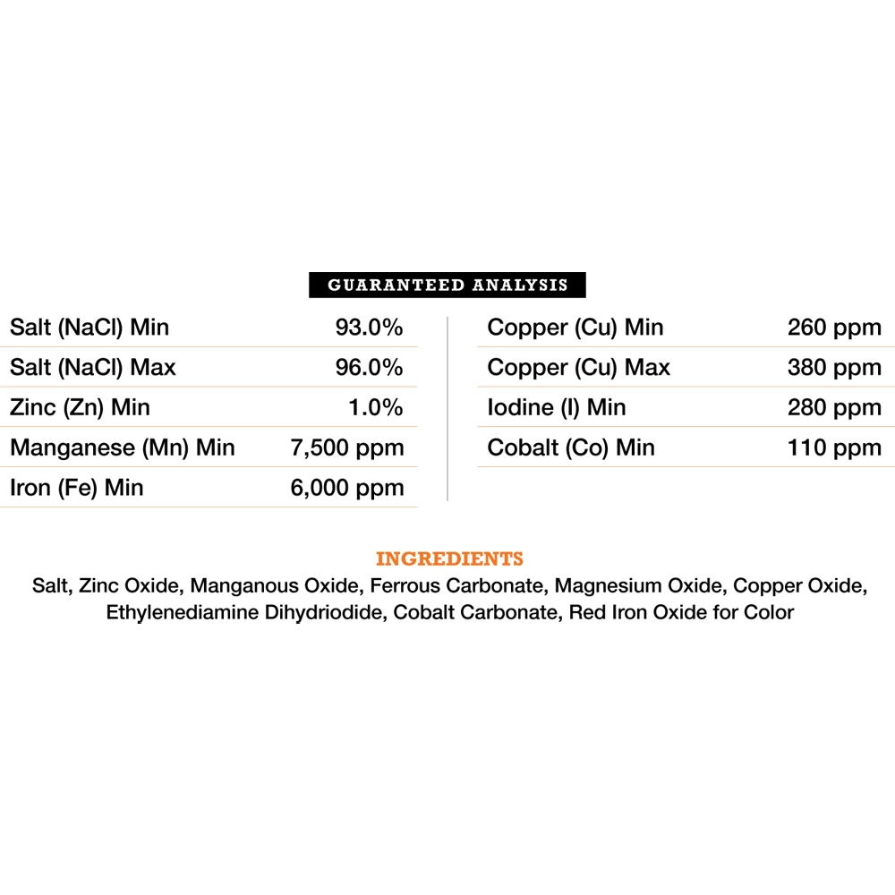 american stockman® hi-salt® with eddi - 50lb block