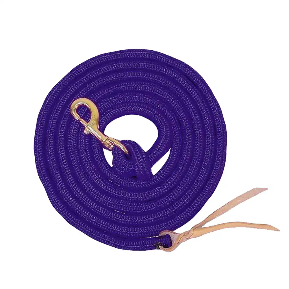 9' nylon lead rope with popper