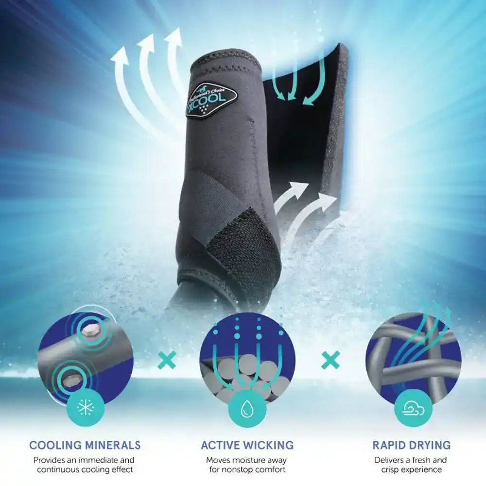 ventech elite sports medicine splint boots - value 4-pack - solid colors