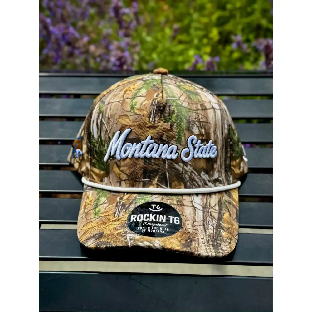 montana state camo performance hat