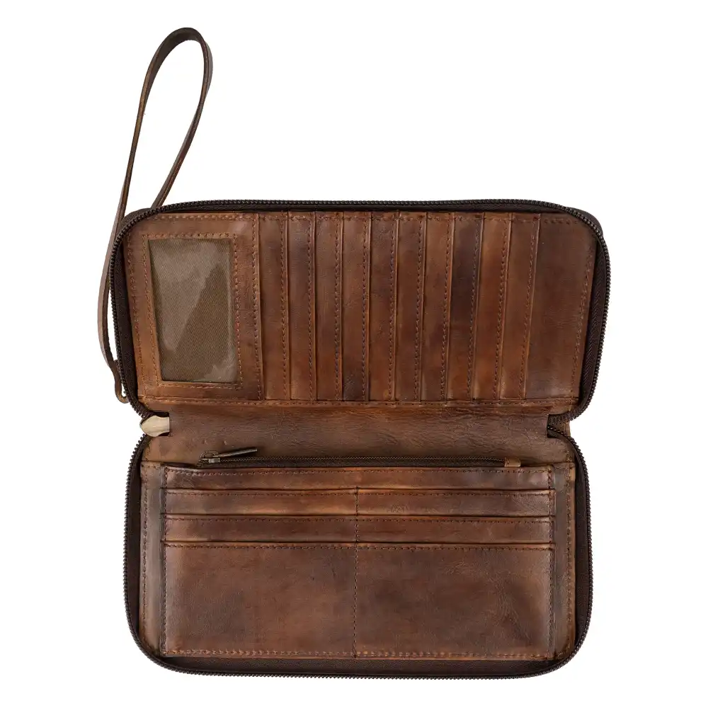 bandera chocolate berkley bifold wallet