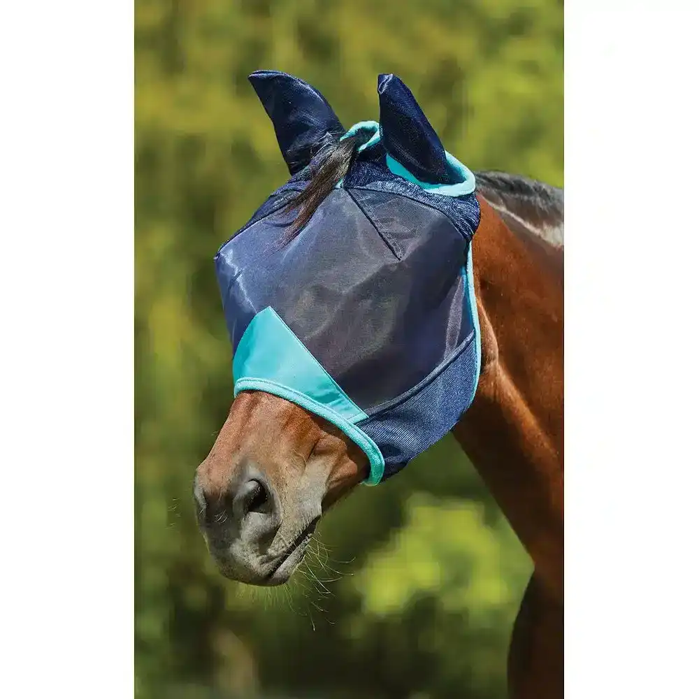 comfitec deluxe fine mesh fly mask with ears