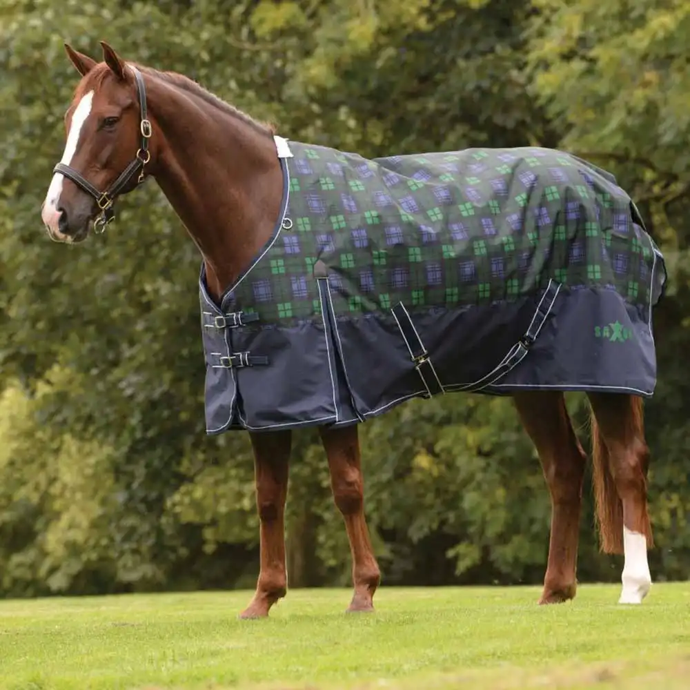 saxon 1200d with gusset standard neck heavy ii - blackwatch plaid